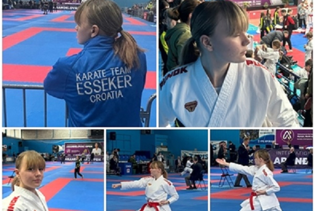 Donatelli 5. mjesto na međunarodnom karate turniru - Novi Radio, Đakovo